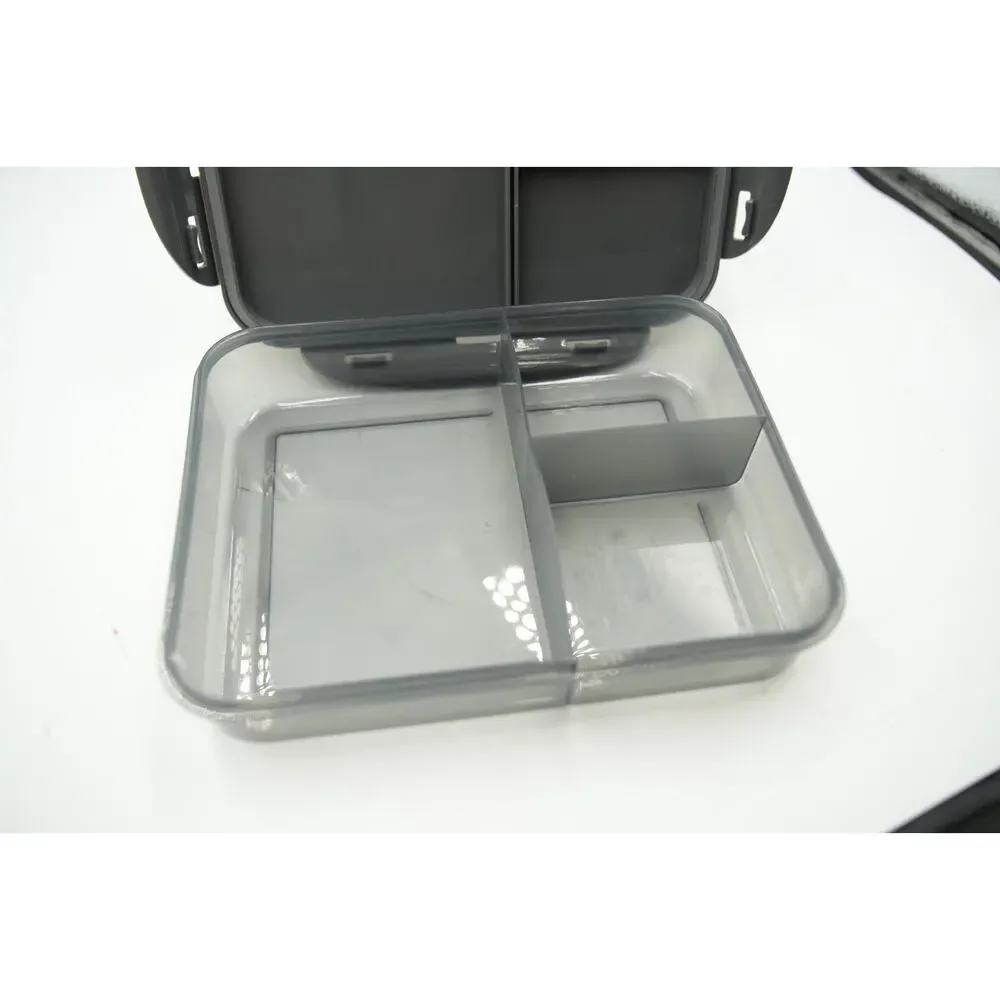 Zak Designs Harry Potter Hogwarts Bento Lunch Box Gray 4-Compartment‎ Used